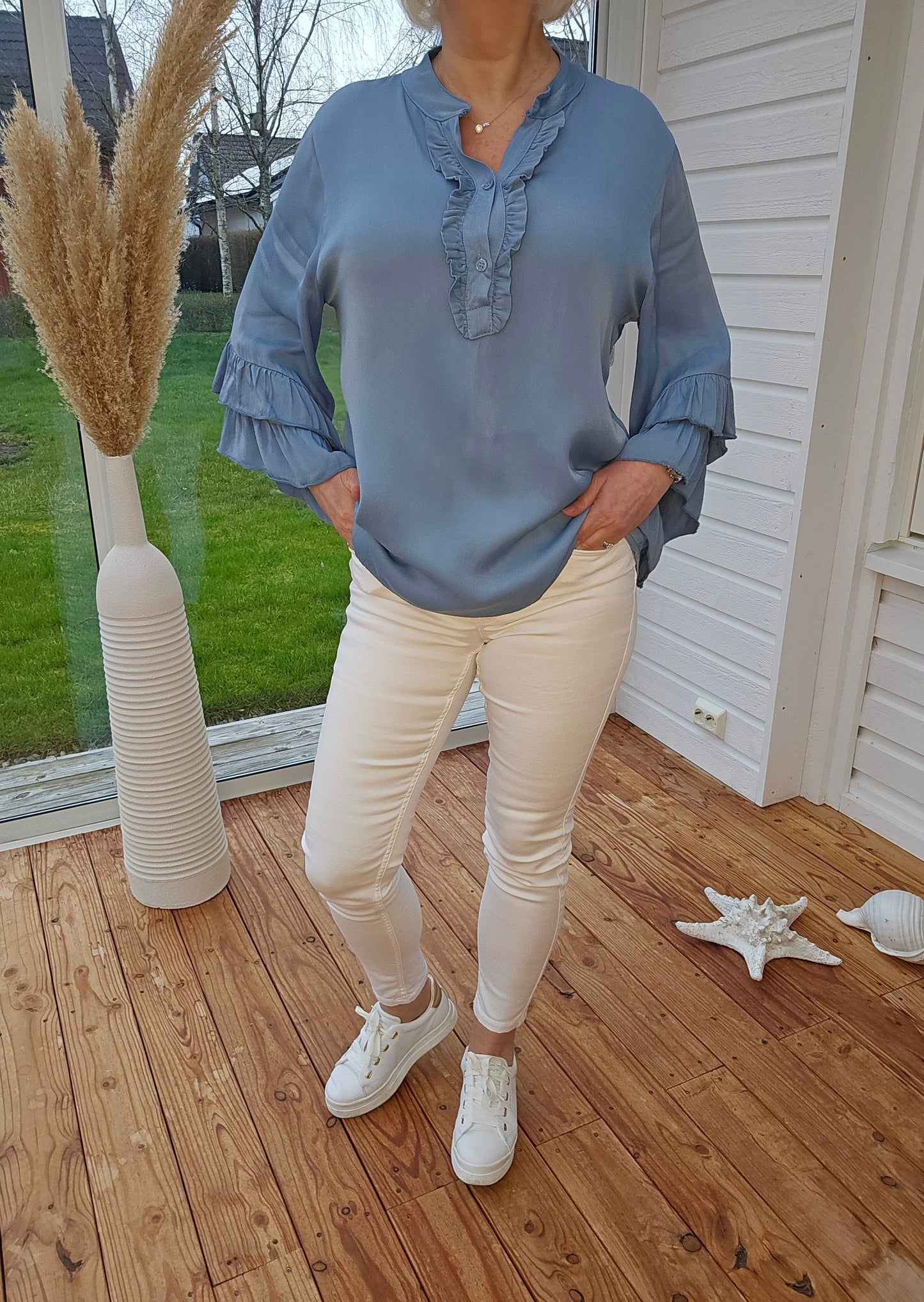 Sbmanhnoor Blouse blå