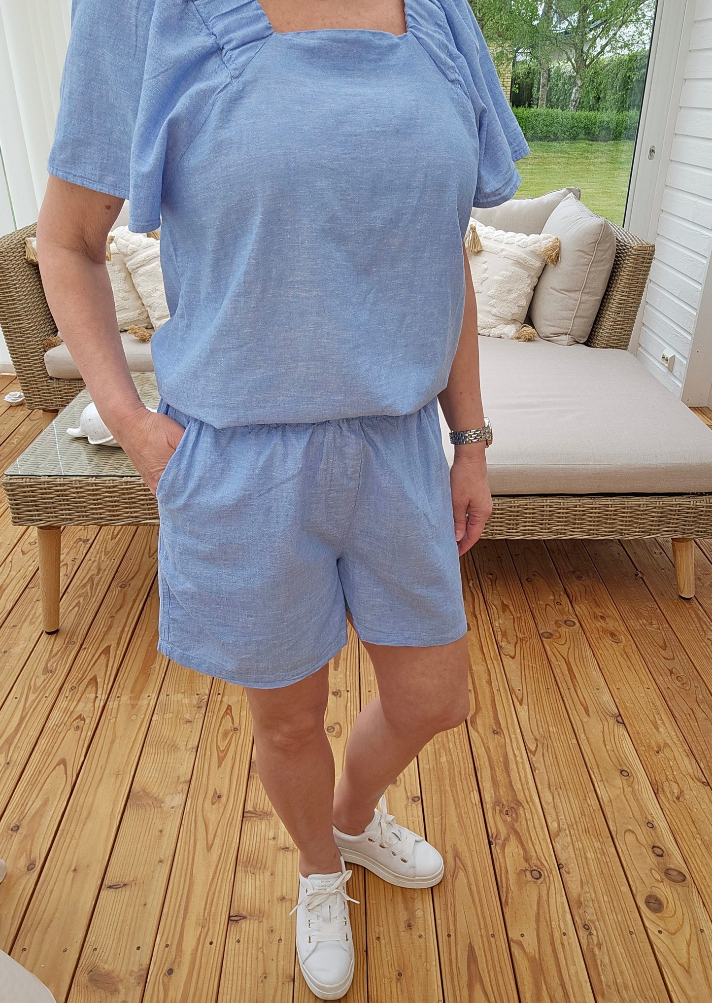 Vivika shorts light blue