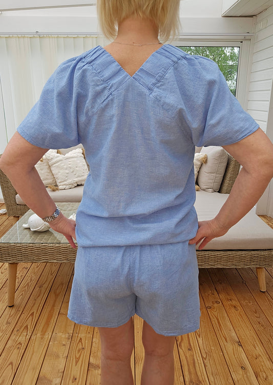 Vivianne blus light blue