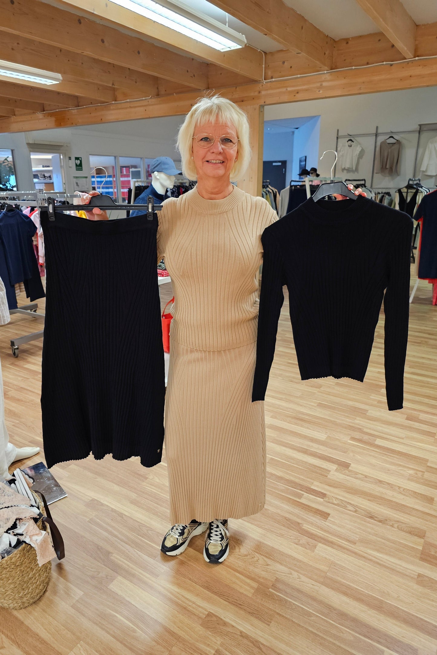 Hedda topp beige