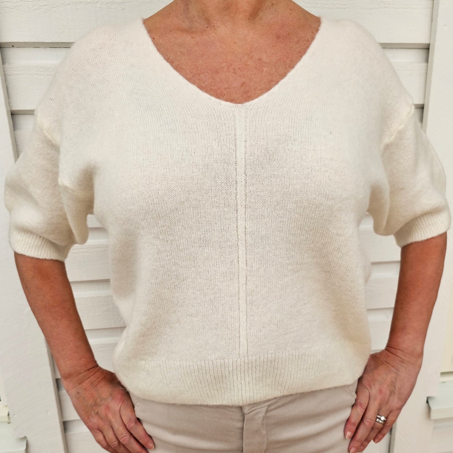 Sbalpaca Knit Blouse