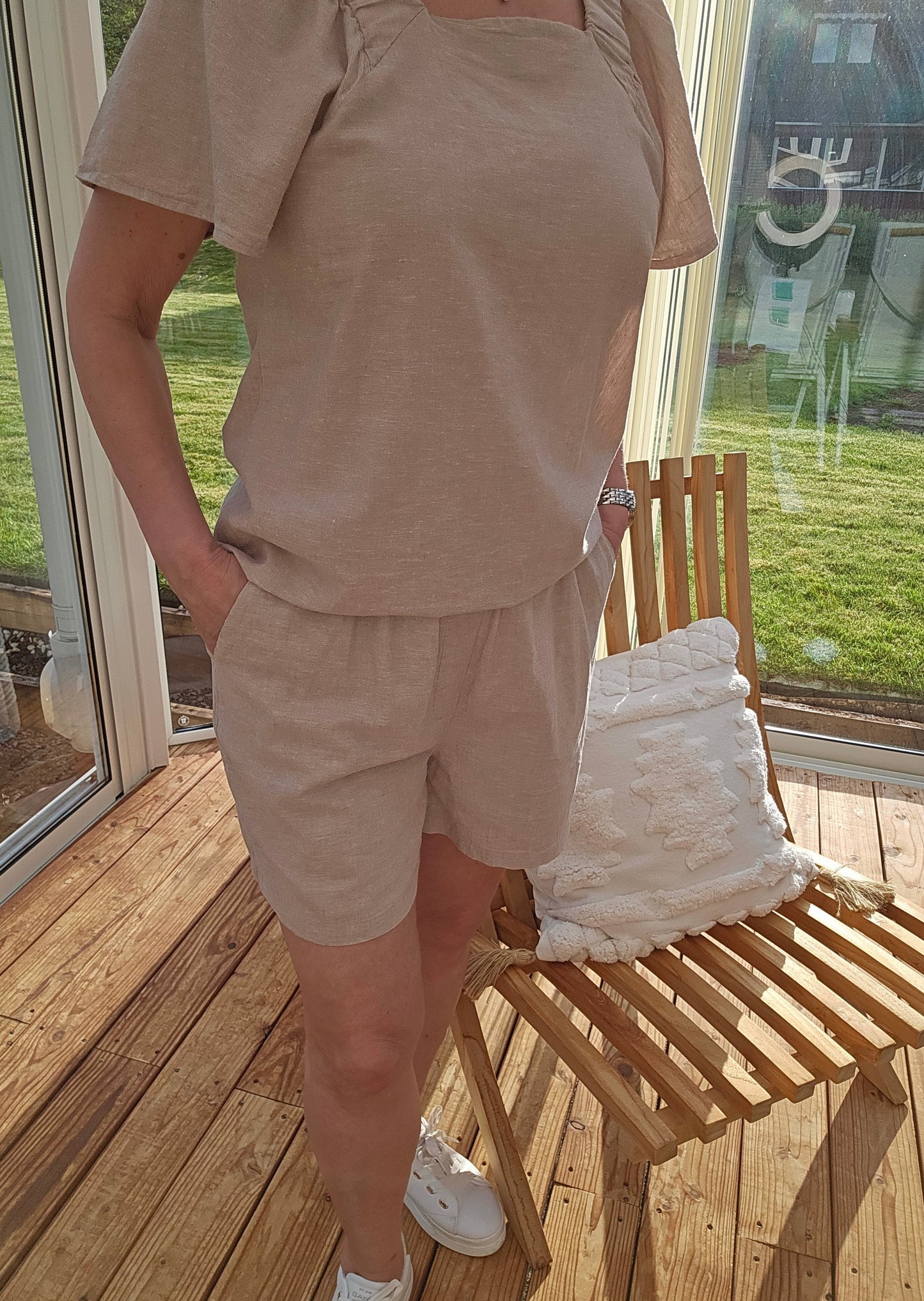 Vivika shorts beige