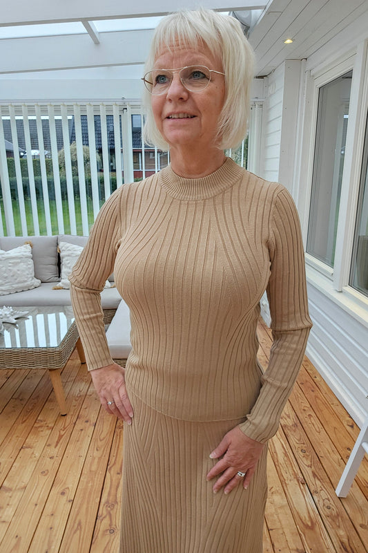 Hedda topp beige